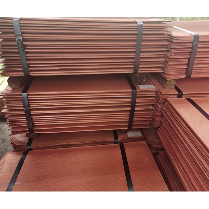 Wholesale Copper Cathode Supplier, 99.99% Purity Electrolytic Copper Cathode Sheets for Electrical Industry, Factory